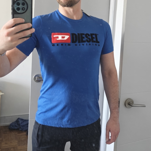 Diesel T Shirt Blue XS Vintage - Picture 7 of 7